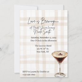 Love is Brewing Bridal Shower Invitation Inbjudningar