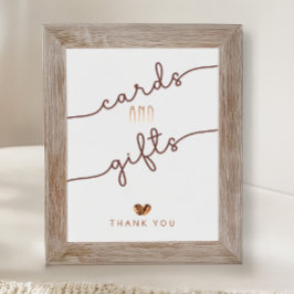 Love Is Brewing Bridal Shower Invitations & Decor Poster