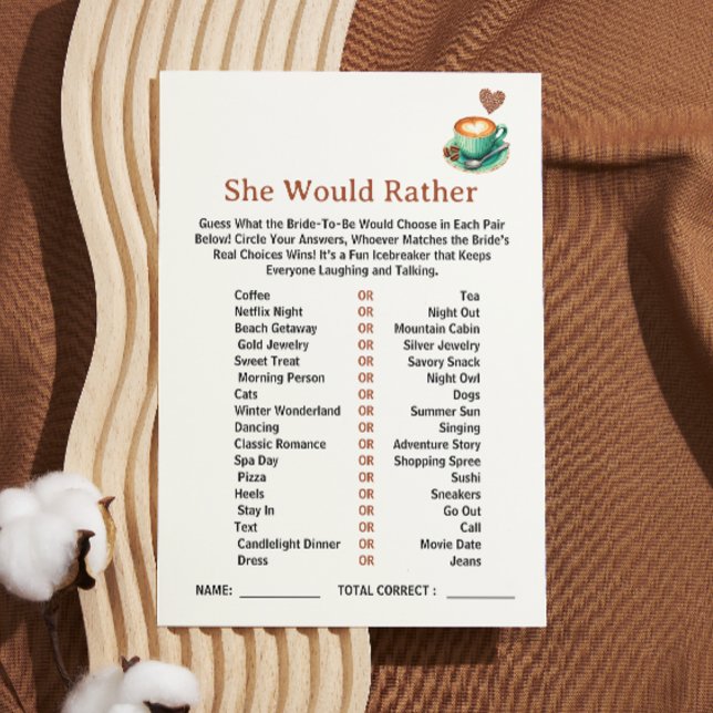 love is brewing bridal shower party games (love is brewing bridal shower party games coffee Watercolor Modern Elegant Date night For her Bride)