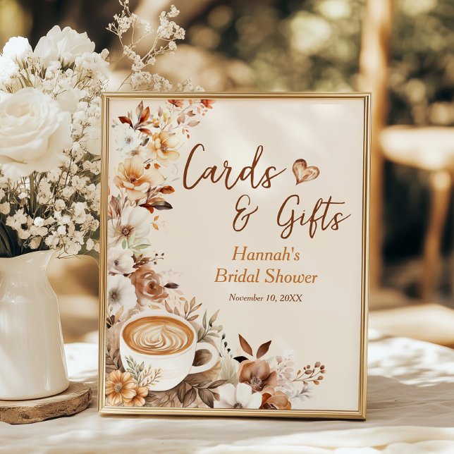 Love is Brewing Cards and Gifts Bröllopsdusch Poster (Skapare uppladdad)