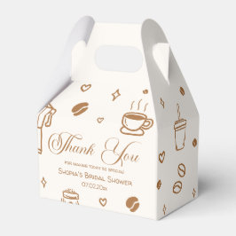 Love is Brewing Coffee Bridal Shower Thank You Presentaskar