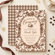 Love Is Brewing Coquette Coffee Bridal Shower