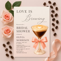 Love is Brewing Espresso Martini Bridal Shower