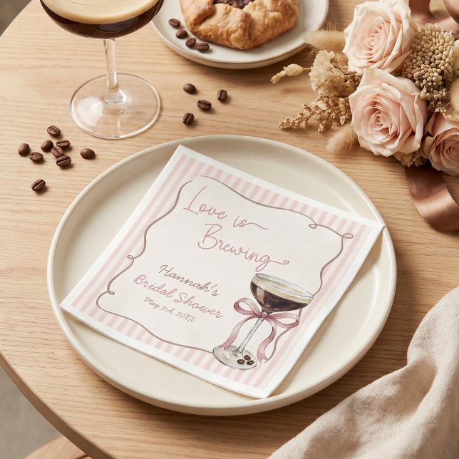 Love is Brewing Espresso Martini Pappersservett (Skapare uppladdad)