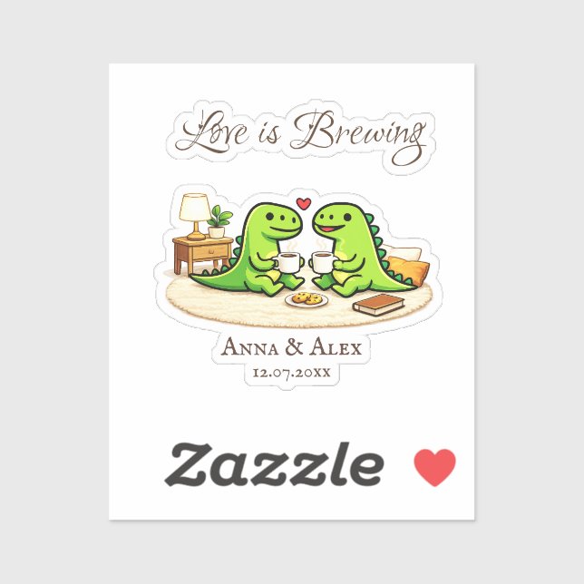 Love is Brewing Klistermärken (Ark)