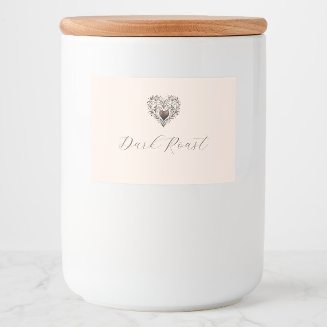 Love is Brewing Livsetiketter Mat Etiketter (Framsida)