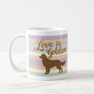 Love is Golden Coffee Mug Kaffemugg