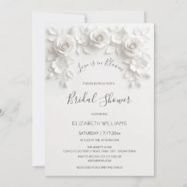 Love Is In Bloom | 3D Roses Flowers Inbjudningar