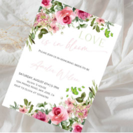Love Is in Bloom Bridal Shower-Floral Garden Theme Inbjudningar
