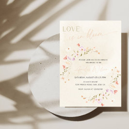 Love Is in Bloom Bridal Shower-Floral Garden Theme Inbjudningar