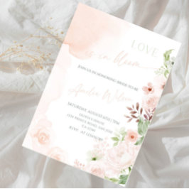 Love Is in Bloom Bridal Shower-Floral Garden Theme Inbjudningar