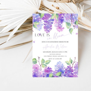 Love Is in Bloom Bröllopsdusch - Blommig Trädgårds Inbjudningar