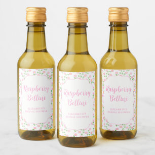 Love Is In Bloom Rosa Signatur Drink Etikett