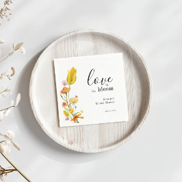 Love is in Bloom Spring Wildflower Bridal Shower Pappersservett