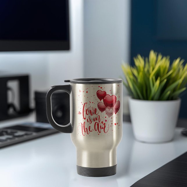 Love Is In The Air Personalized Travel Mug Resemugg (Skapare uppladdad)