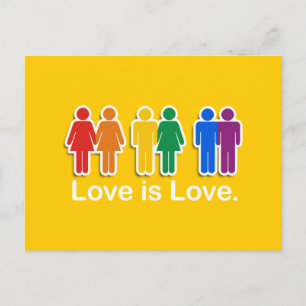 LOVE IS LOVE BASIC VYKORT