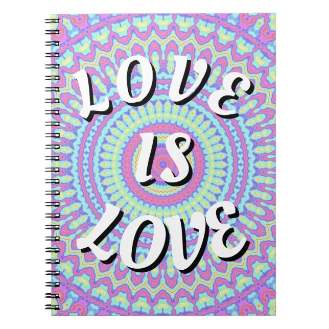 Love Is Love Pride Anteckningsbok (Framsidan)