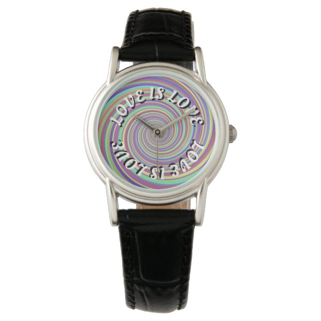 Love Is Love Pride Armbandsur (Framsida)