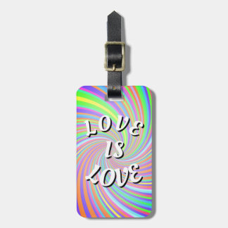 Love Is Love Pride Bagagebricka