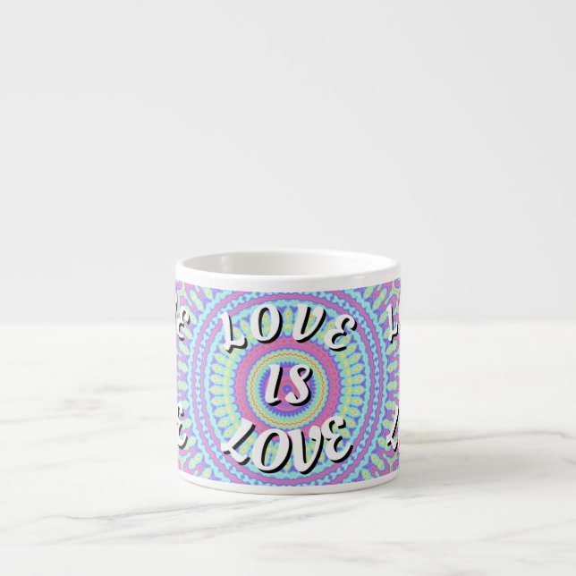 Love Is Love Pride  Espressomugg (Framsidan)