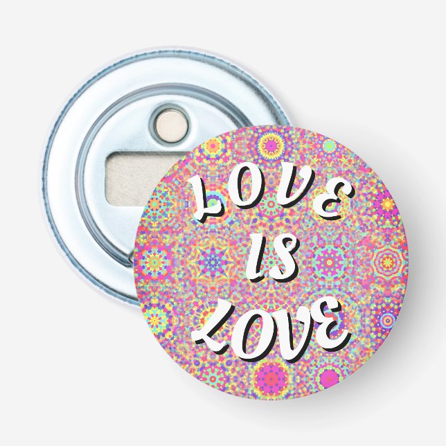Love Is Love Pride Flasköppnare (Framsidan)