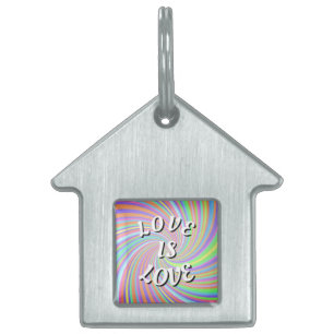 Love Is Love Pride ID-bricka Husdjur