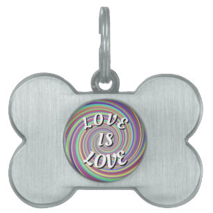 Love Is Love Pride ID-bricka Husdjur