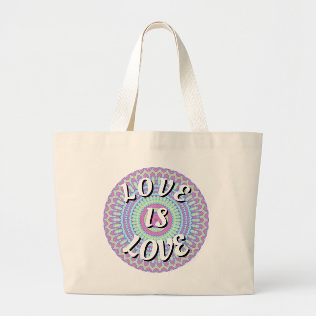 Love Is Love Pride   Jumbo Tygkasse (Framsidan)