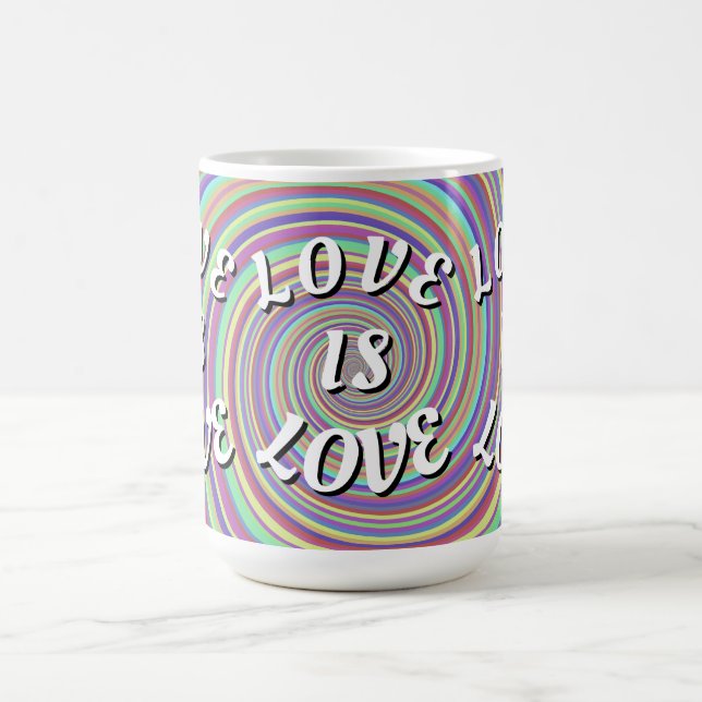 Love Is Love Pride  Kaffemugg (Center)