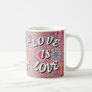 Love Is Love Pride Kaffemugg