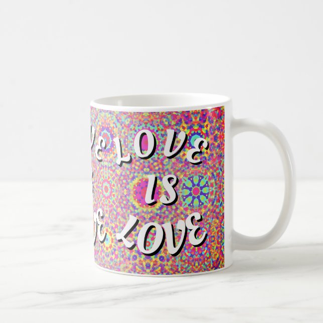Love Is Love Pride  Kaffemugg (Höger)