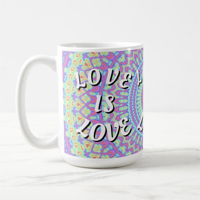 Love Is Love Pride  Kaffemugg (Vänster)