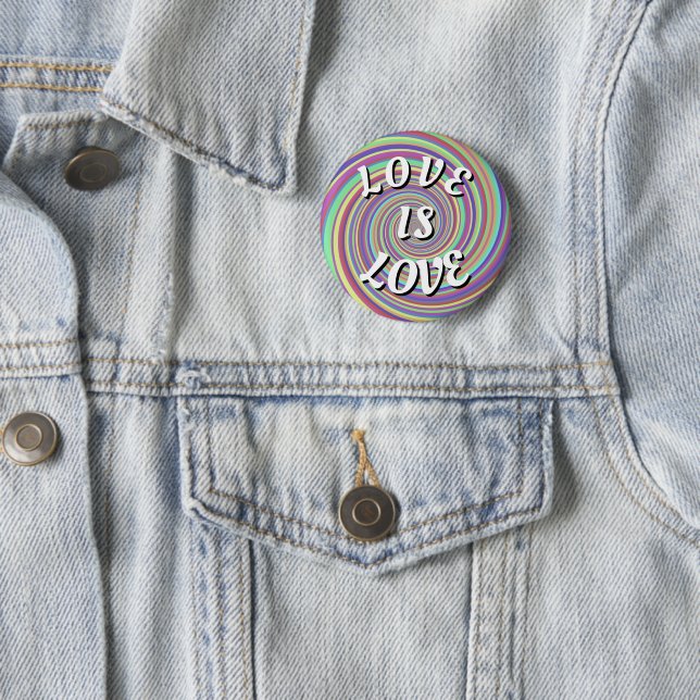 Love Is Love Pride Knapp (In Situ)