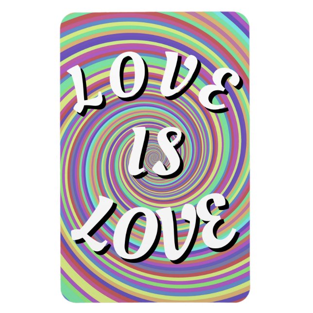 Love Is Love Pride Magnet (Vertikal)