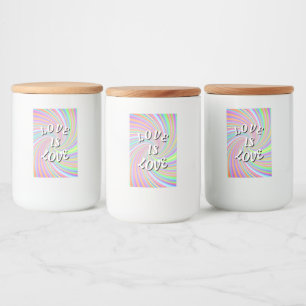 Love Is Love Pride Mat Etikett