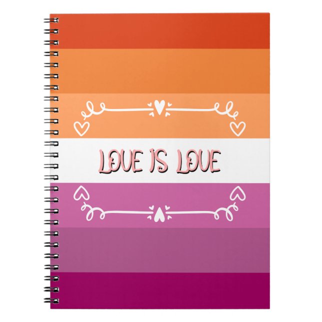 Love is Love Pride Month Anteckningsbok (Framsidan)