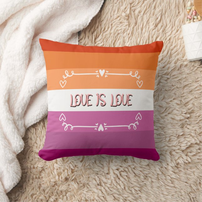 Love is Love Pride Month Kudde (Filt)
