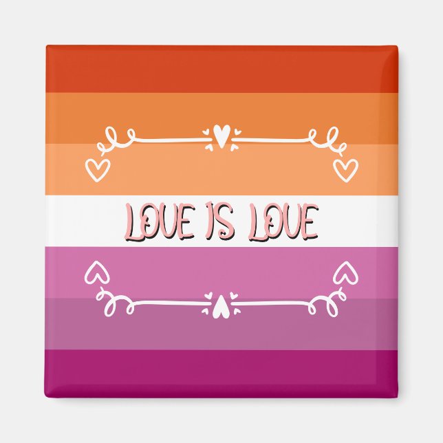 Love is Love Pride Month Magnet (Framsidan)