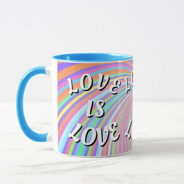 Love Is Love Pride  Mugg (Vänster)