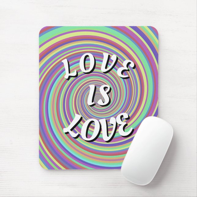 Love Is Love Pride Musmatta (Med mus)