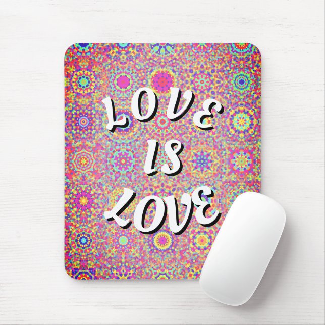 Love Is Love Pride Musmatta (Med mus)