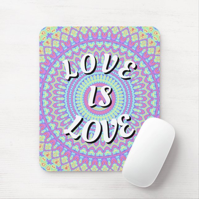 Love Is Love Pride Musmatta (Med mus)