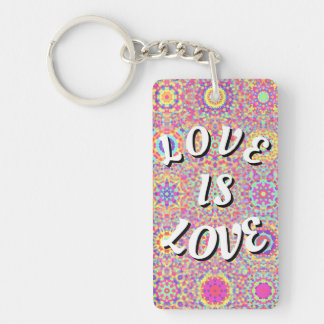 Love Is Love Pride-nyckelring