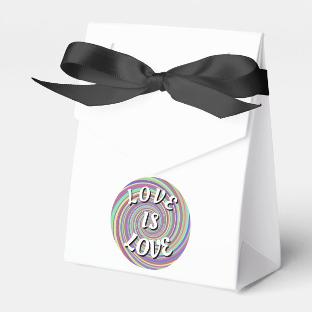 Love Is Love Pride Presentaskar (Framsidan Sidan)