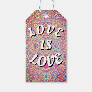 Love Is Love Pride Presentetikett