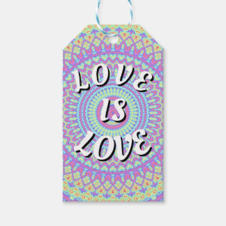 Love Is Love Pride Presentetikett