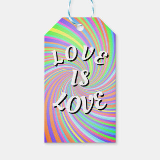 Love Is Love Pride Presentetikett