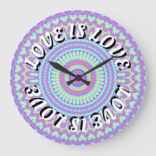 Love Is Love Pride Stor Klocka