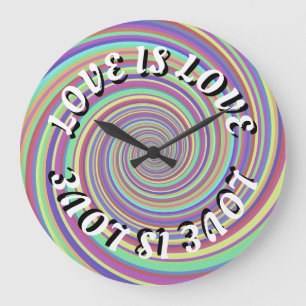 Love Is Love Pride Stor Klocka