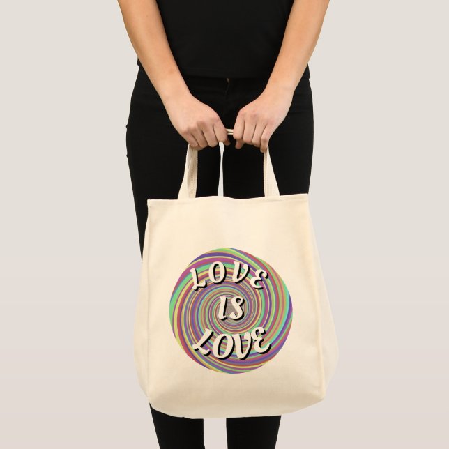 Love Is Love Pride   Tygkasse (Framsida (produkt))